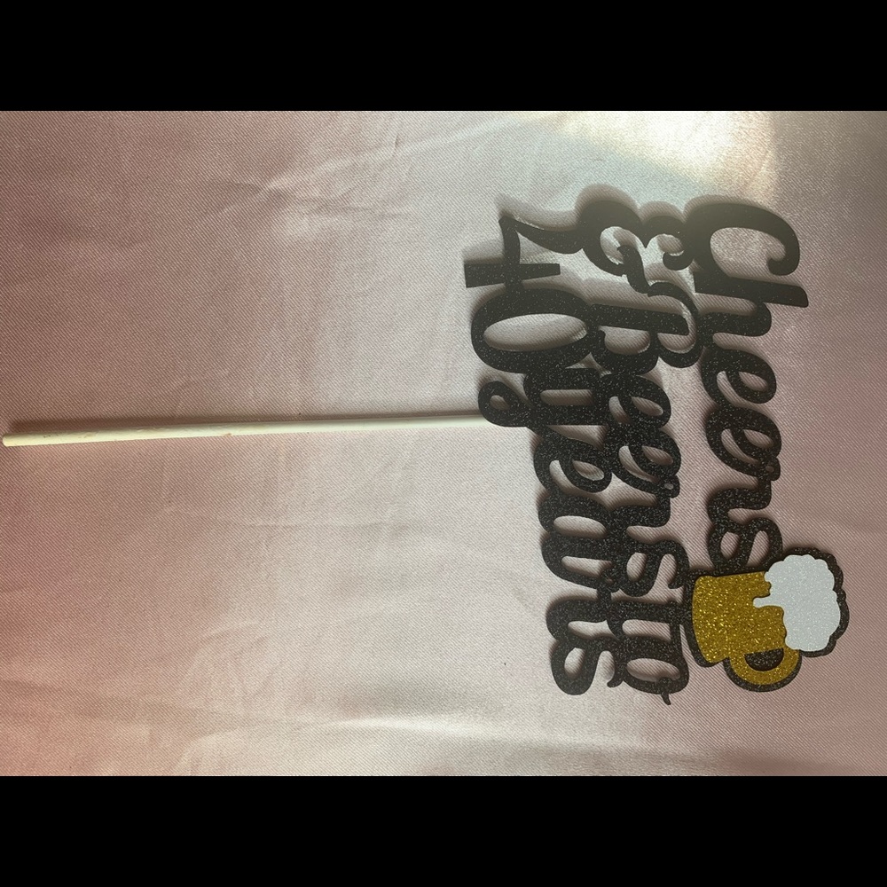 Cake topper for 40th birthday